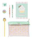 Set de Estuche para Lápices Pusheen por Grupo Erik con Bloc de Notas y Bolígrafos