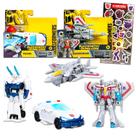 Set de Figuras de Acción Transformers Starscream y Prowl con Adhesivos