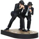 Set de Figuras Jake e Elwood Cantando Blues Brothers Diorama com Luz 18 cm