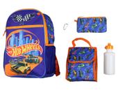 Set de Mochila AI ACCESSORY INNOVATIONS Hot Wheels 5 Piezas