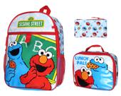Set de Mochila INTIMO Plaza Sésamo ABC Monstruo de las Galletas Elmo