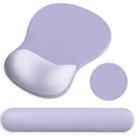 Set de Mouse Pad y Reposa Muñecas para Teclado G JGOO Ergonómico Morado Set de Mouse Pad y Reposa Muñecas para Teclado G JGOO Ergonómico Morado