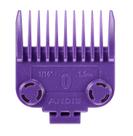 Set de Peines Andis Master Dual Magnet Tamaño 0 1.5mm Morado