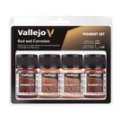 Set de Pigmentos Vallejo FX Efecto Óxido y Corrosión 4x35mL