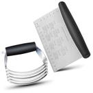 Set de Raspador de Banco y Mezclador de Masa ALLTOP de Acero Inoxidable
