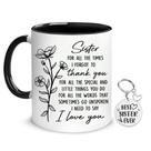 Set de Regalo Taza de Café Hermana Hyturtle de Cerámica 325 ml