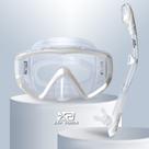 Set de Snorkel EXP VISION Pano 3 Ventanas para Adultos Blanco Perlado