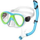 Set de Snorkel Jwintee para Niños con Boca Seco, Equipo de Snorkel para Edades de 5 a 15 Años