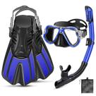 Set de Snorkel PIYAZI 4 en 1 para Adultos con Máscara, Aletas y Bolsa