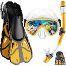 Set de Snorkel Vengreedo para Adultos con Aletas, Máscara, Snorkel y Bolsa