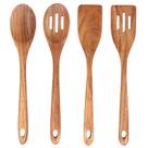 Set de utensilios Renawe de madera de acacia, 4 piezas para cocinar Set de utensilios Renawe de madera de acacia, 4 piezas para cocinar