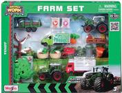 Set Fazenda Mini Work Machines Tamanho Grande Maisto 1/64