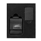 Set Zippo de Estuche Táctico Negro y Encendedor a Prueba de Viento