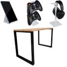 Setup Kit Gamer Vexus Com Mesa Dallas 1,20 Suporte P/ Controle Fone Celular Branco Setup Kit Gamer Vexus Com Mesa Dallas 1,20 Suporte P/ Controle Fone Celular Branco