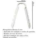 Sforplast Eletrica Abracadeira Grampo Garra Sfor 6Mm C/100