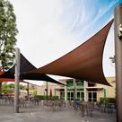 Shade Sail Royal Shade Triangle Brown 2,4 x 2,4 x 2,4 m HDPE