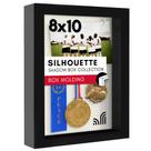 Shadow Box Frame American Flat Silhuette 20x25cm preta Shadow Box Frame American Flat Silhuette 20x25cm preta