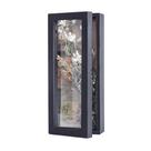 Shadow Box Frame Freezing Point 13x32cm com dorso de linho preto