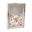 Shadow Box Frame Graduation Mall Top Loading 5x7 branco