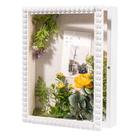 Shadow Box Frame Muzilife 28x36cm com madeira maciça e vidro