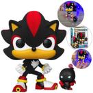 Shadow Dark Chao Boneco Funko Pop Flocked Colecionável Sonic Shadow Dark Chao Boneco Funko Pop Flocked Colecionável Sonic