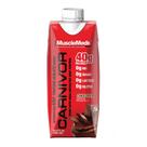 Shake de proteína MuscleMeds Carnivor 40 g de chocolate isolado 500 ml