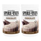 Shake de proteína Natures Plus SPIRU-TEIN Chocolate 476g x 2
