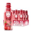 Shake proteico Muscle Milk Pro 42 g Morango 414 ml 12 unidades Shake proteico Muscle Milk Pro 42 g Morango 414 ml 12 unidades