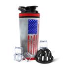 Shaker Bottle Ice Shaker Ice Shaker Isolado em Aço Inoxidável 750mL
