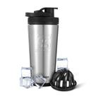 Shaker Bottle Ice Shaker Ice Shaker Isolado em Aço Inoxidável 770mL