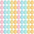 Shakers de Ovo Yeshone 100 Peças Plástico Cores Macaron 6 cm Shakers de Ovo Yeshone 100 Peças Plástico Cores Macaron 6 cm