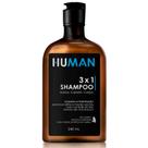 Shampoo 3x1 Barba Cabelo e Corpo - Limpeza e Hidratação 240mL Human