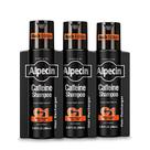 Shampoo Alpecin Caffeine C1 Black Edition para Homens - 250ml (Kit com 3 Unidades)