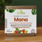 Shampoo Anti-Caspa Sólido Mana Rícino + Ucuúba Caspa, Descamação e Psoríase Controladas Bioilh