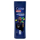 Shampoo Anticaspa Clear Men Hidratação Campeã by Vini Jr 400 ml