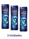 Shampoo Anticaspa Clear Men Ice Cool Menthol 3 Und 200ML