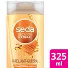 Shampoo Antiquebra e Fortalecimento 325ml Seda Recarga Natural Mel e Óleos Sem Sal