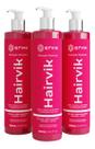Shampoo Antiqueda Hairvik Feminino 3 Unidades