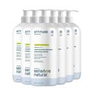 Shampoo ATTITUDE para couro cabeludo seco e sensível 946 ml (pacote com 6)