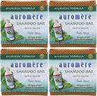 Shampoo Bar Auromere Ayurvédico 120 ml, ecológico, vegano x4