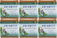 Shampoo Bar Auromere, ecológico, feito à mão, vegano, 120 ml, pacote com 6 unidades