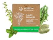 Shampoo Barra Tomilho Alecrim Menta Louro 90G - Positiva Shampoo Barra Tomilho Alecrim Menta Louro 90G - Positiva