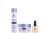 Shampoo Blonde 300ml + Máscara Blonde 300g + Óleo Reparador de Pontas 30ml