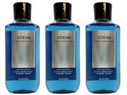 Shampoo Body Wash 2 em 1 para banho e Body Works Ocean 300 ml para homens