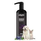 Shampoo Branqueador para Cães , Elimina Tons Amarelados, Blueberry Peluche Pets 500ml