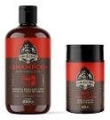 Shampoo Cabelo 2 Em 1 + Pomada Em Pó Don Alcides Barba Negra