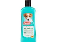 Shampoo cachorro e gato filhotes sanol 500ml