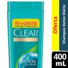 Shampoo Clear Detox Dario Leve 400ml Pague 330ml