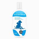 Shampoo Clorexidina 500ml Cães e Gatos Tratamento de Pele Antisséptico, Antisseborreico e Antiqueda