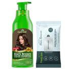 Shampoo Colorante Herbishh Castanho Escuro 500 ml para Cabelos Grisalhos Shampoo Colorante Herbishh Castanho Escuro 500 ml para Cabelos Grisalhos